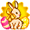 Gold Easter Bunny