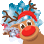 Participe en las galletas de Rudolph