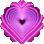 Heart Purple