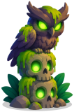 Búho de las calaveras