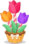 Tulipanes de Gominola