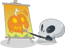 Calavera artista
