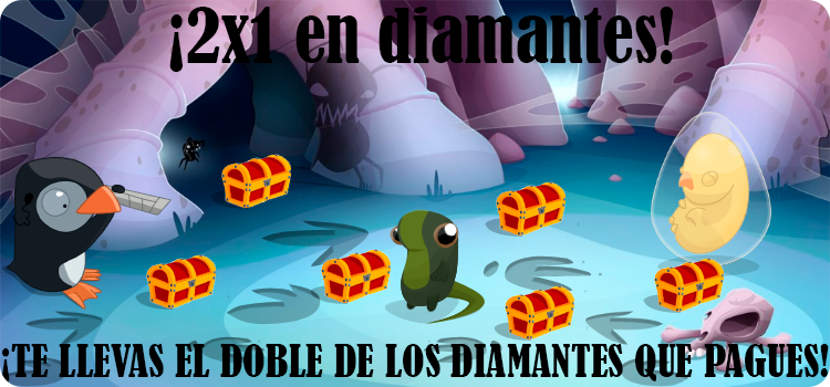 ¡2x1 en créditos de diamantes!